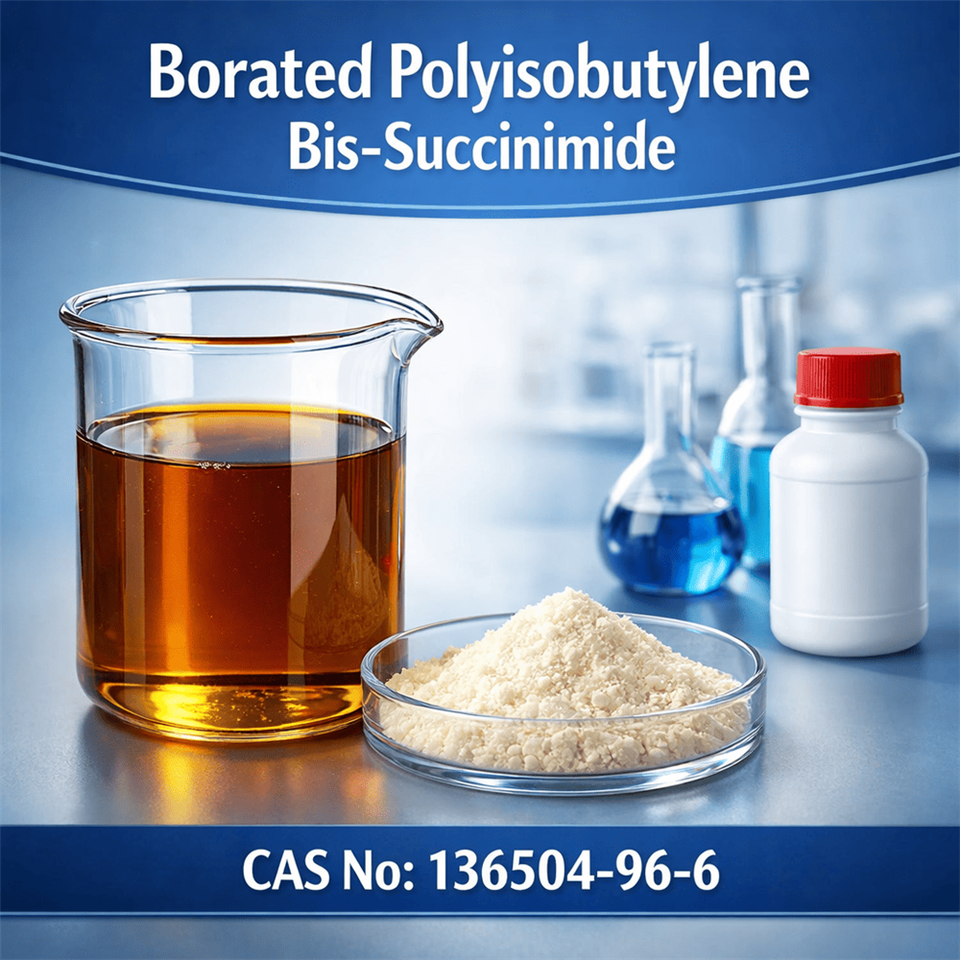 Booritud polüisobutüleen-bis-suktsiinimiid